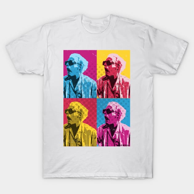 Doc Brown Pop Art Back To The Future T-Shirt by Nonconformist